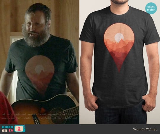 Threadless Destination Unknown Tee worn by Phil Miller (Will Forte) on Last Man On Earth