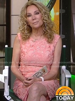 Kathie's pink lace dress on Today