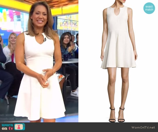 Boley Cutout Neck Dress by Likely worn by Ginger Zee on Good Morning America