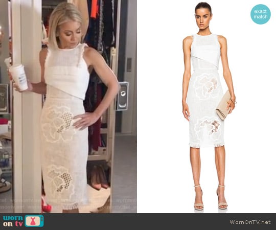 'Abersley' dress by Roland Mouret worn by Kelly Ripa on Live with Kelly and Mark