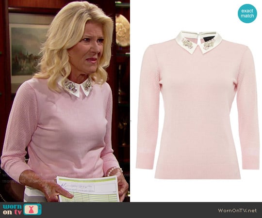 Ted Baker Helane Sweater worn by Pamela Douglas (Alley Mills) on The Bold and the Beautiful