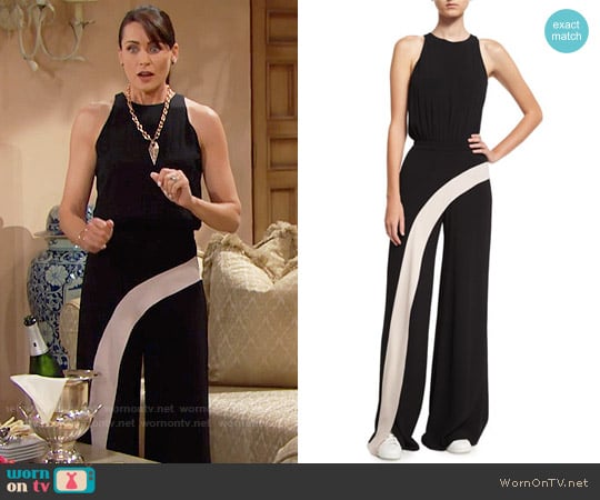 Alexis Deanne Jumpsuit worn by Quinn Fuller (Rena Sofer) on The Bold and the Beautiful