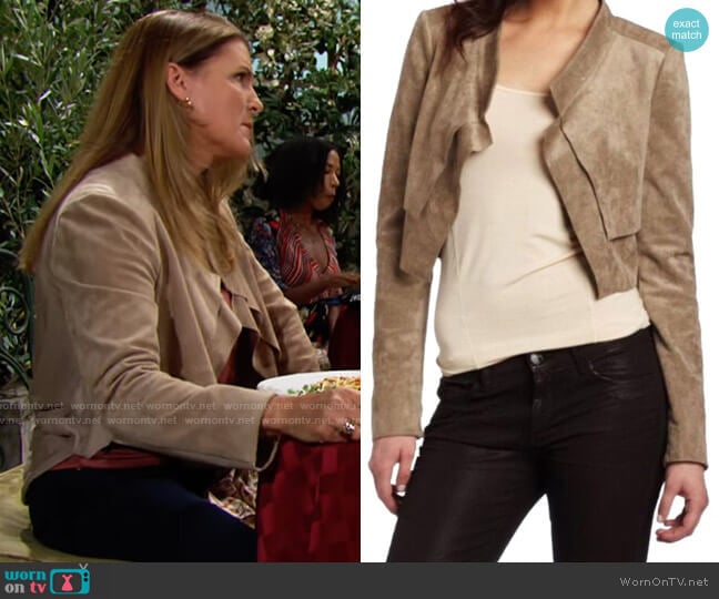 Bcbgmaxazria Norton Jacket worn by Sheila Carter (Kimberlin Brown) on The Bold and the Beautiful