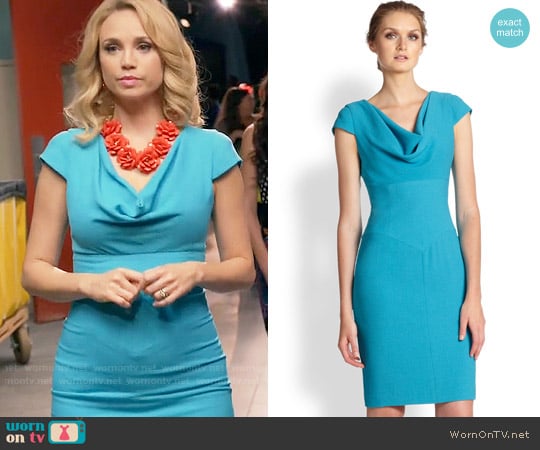 Black Halo Gretchen Dress worn by Heather Flynn-Kellogg (Fiona Gubelmann) on Daytime Divas