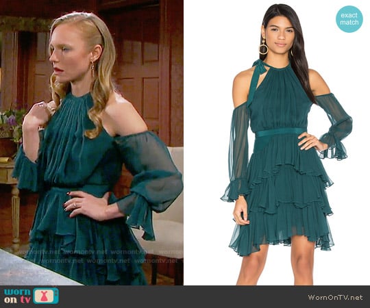 Cinq a Sept Elsa Dress worn by Abigail Deveraux (Kate Mansi) on Days of our Lives