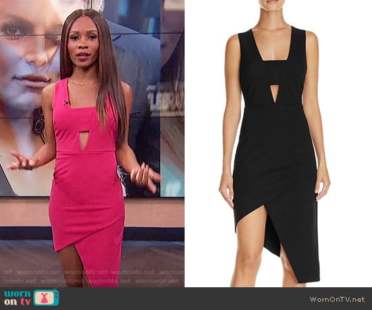 Do and Be Cutout Asymmetric Midi Dress worn by Zuri Hall on E! News