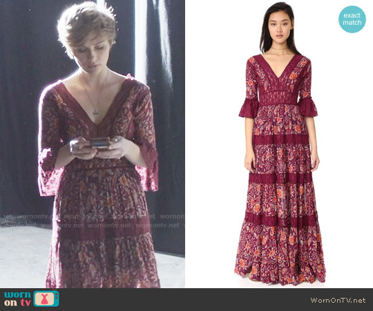 Free People Dulce Maria Maxi Dress worn by Scarlett O'Connor (Clare Bowen) on Nashville