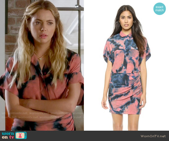 IRO Oceane Shirtdress worn by Hanna Marin (Ashley Benson) on Pretty Little Liars