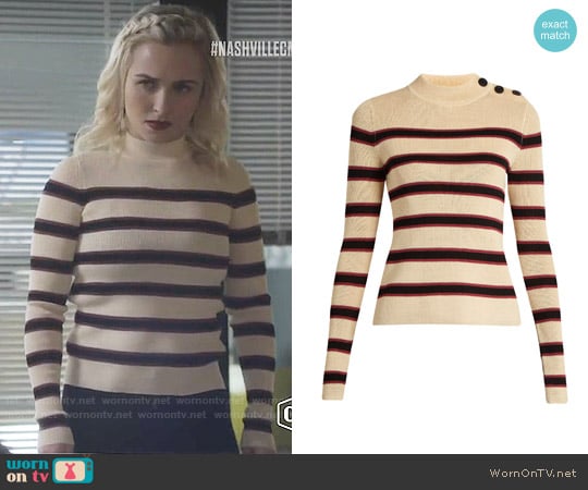 Isabel Marant Devona Sweater worn by Juliette Barnes (Hayden Panettiere) on Nashville