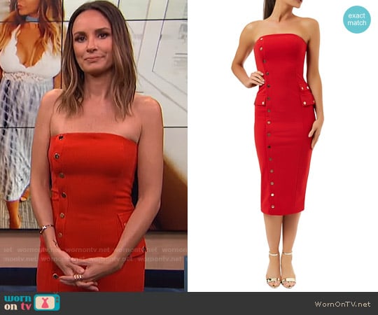 Kalaycii Sienna Dress worn by Catt Sadler on E! News