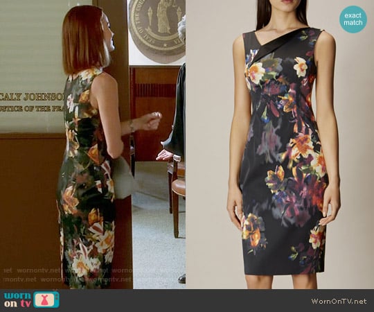 Karen Millen Orchid Dress worn by Ashley Marin (Laura Leighton) on Pretty Little Liars