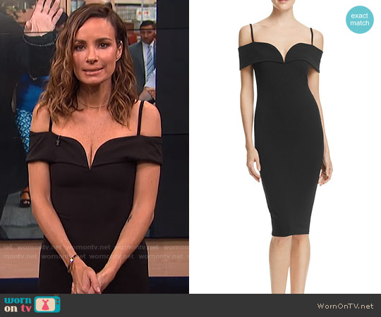 Nookie Pretty Belle Cold-Shoulder Dress worn by Catt Sadler on E! News