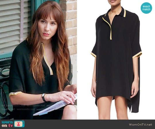 Rag & Bone Dana Silk Tunic worn by Spencer Hastings (Troian Bellisario) on Pretty Little Liars