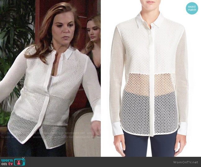 Rag & Bone Luna Top worn by Phyllis Newman (Gina Tognoni) on The Young and the Restless