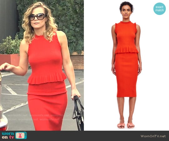 Rebecca Taylor Ribbed Tank and Skirt worn by Phyllis Newman (Gina Tognoni) on The Young and the Restless