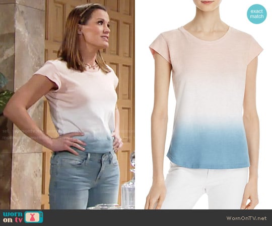 Soft Joie Dillon Ombre Tee worn by Chelsea Lawson (Melissa Claire Egan) on The Young and the Restless