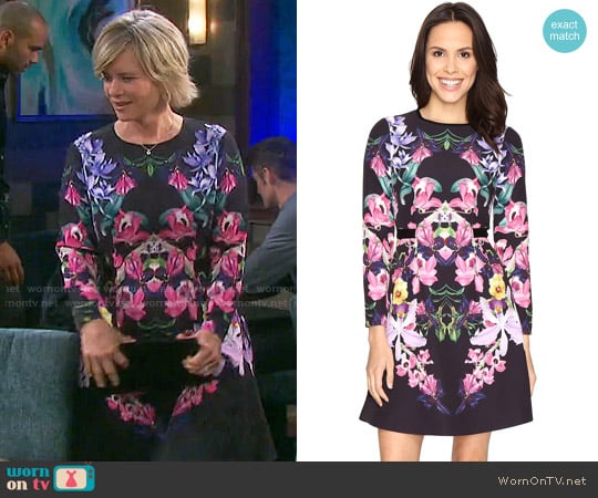 Ted Baker Toona Lost Garden Dress worn by Kayla Brady (Mary Beth Evans) on Days of our Lives