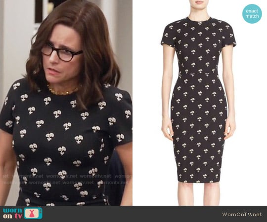 Victoria Beckham Daisy Jacquard Dress worn by Selina Meyer (Julia Louis-Dreyfus) on Veep