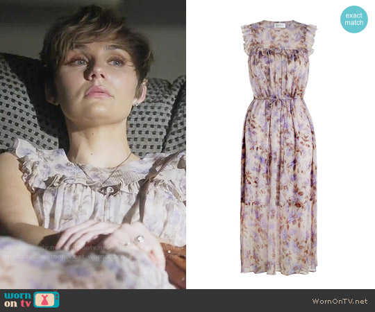 Zimmermann Stranded Bib Dress worn by Scarlett O'Connor (Clare Bowen) on Nashville