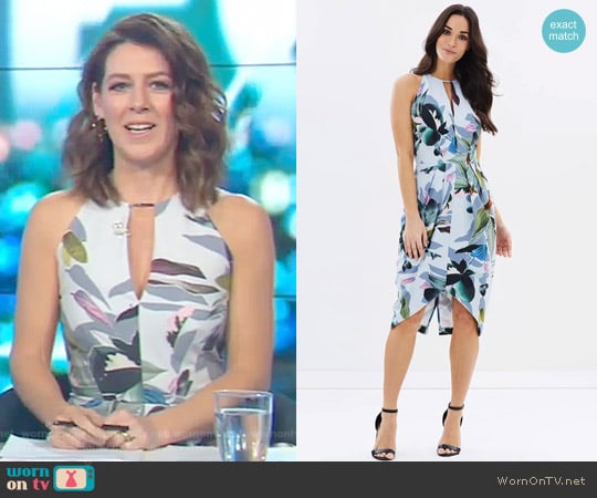 Tupai Drape Dress by Cooper St worn by Gorgi Coghlan on The Project