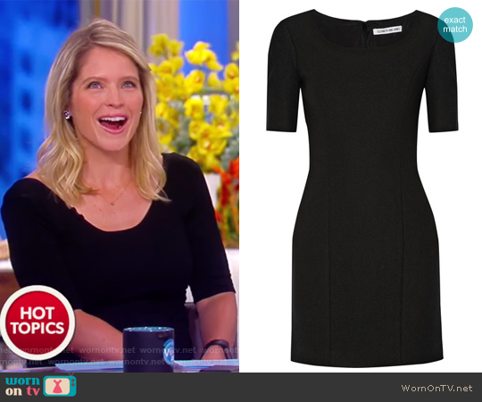 Aiden stretch-ponte mini dress by Elizabeth and James worn by Sara Haines on The View