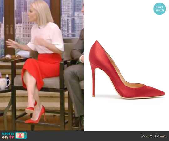 'Arreton' Skirt by Roland Mouret worn by Kelly Ripa on Live with Kelly and Mark