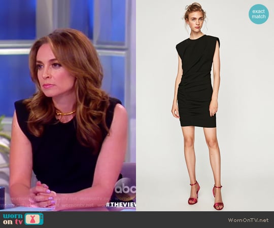 Mini Draped Dress by Zara worn by Jedediah Bila on The View