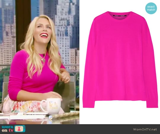 Merino Wool Sweater by Proenza Schouler worn by Busy Phillips on Live with Kelly and Ryan