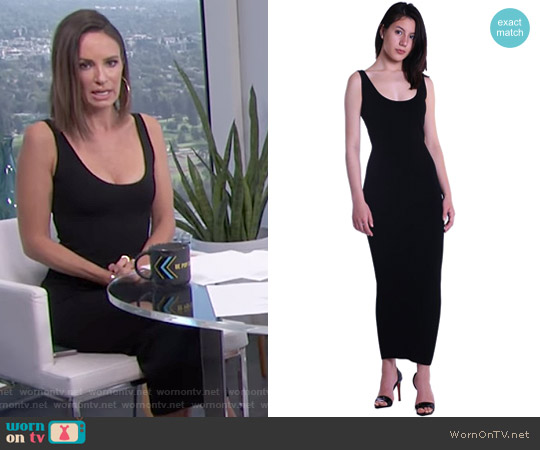 Zora Maxi Dress in Black by Ronny Kobo worn by Catt Sadler on E! News