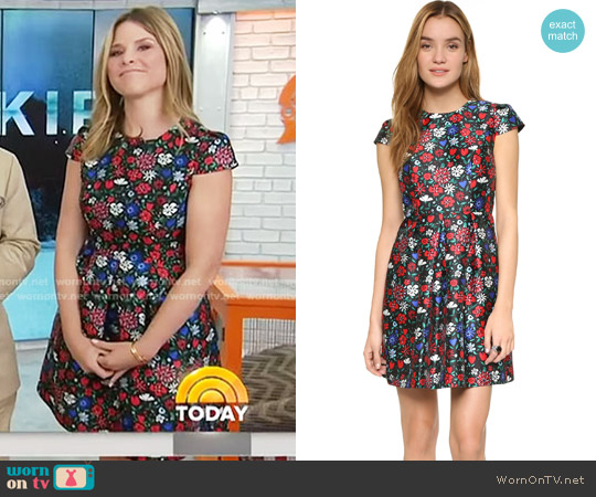 Paris Dress by Shoshanna worn by Jenna Bush Hager on Today