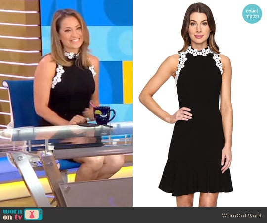 York Dress by Shoshanna worn by Ginger Zee on Good Morning America