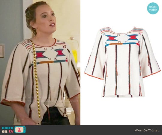 Ulla Johnson Inez Top worn by Kelsey Peters (Hilary Duff) on Younger