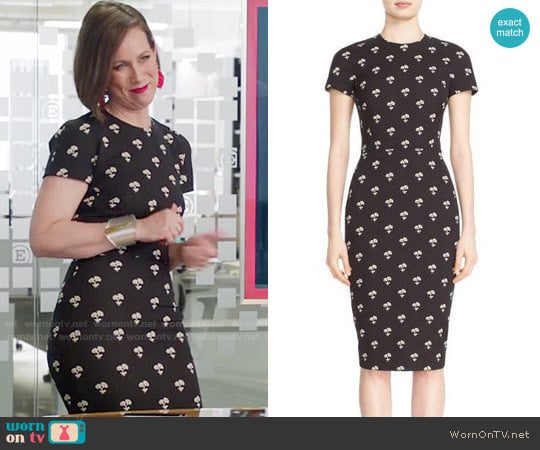 Victoria Beckham Daisy Jacquard Dress worn by Diana Trout (Miriam Shor) on Younger