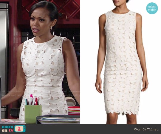 Alice + Olivia Fey Dress worn by Hilary Curtis (Mishael Morgan) on The Young and the Restless