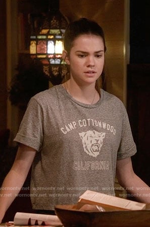 Callie’s Camp Cottonwood California tee on The Fosters