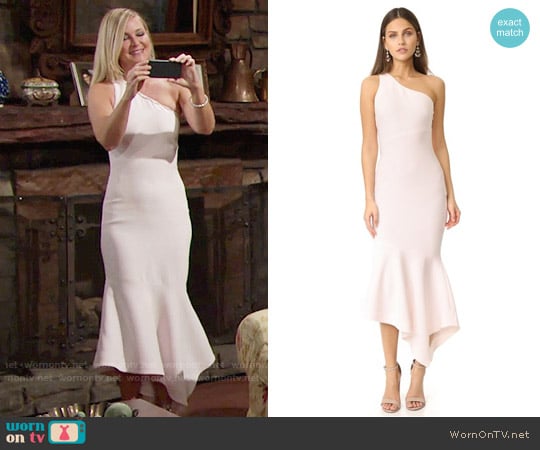 Cinq a Sept Dulcina Dress worn by Sharon Newman (Sharon Case) on The Young and the Restless