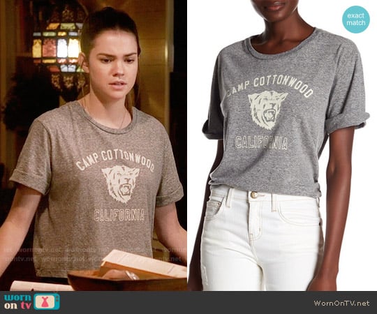 Current Elliott The Sailor Tee worn by Callie Jacob (Maia Mitchell) on The Fosters