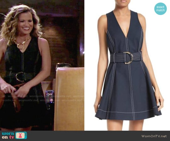 Diane von Furstenberg Fit and Flare Dress worn by Chelsea Lawson (Melissa Claire Egan) on The Young and the Restless