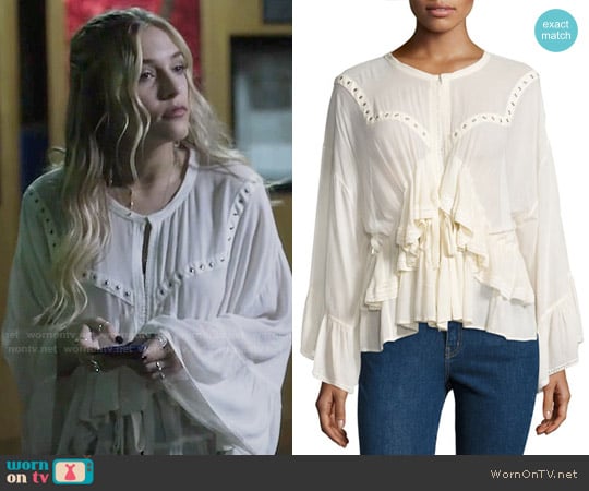 IRO Stockett Top worn by Maddie Jaymes (Lennon Stella) on Nashville