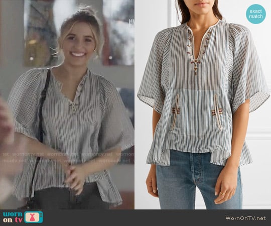 Etoile Isabel Marant Joy Top worn by Maddie Jaymes (Lennon Stella) on Nashville