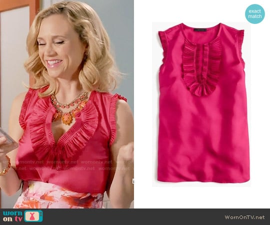 J. Crew Margot Top worn by Heather Flynn-Kellogg (Fiona Gubelmann) on Daytime Divas