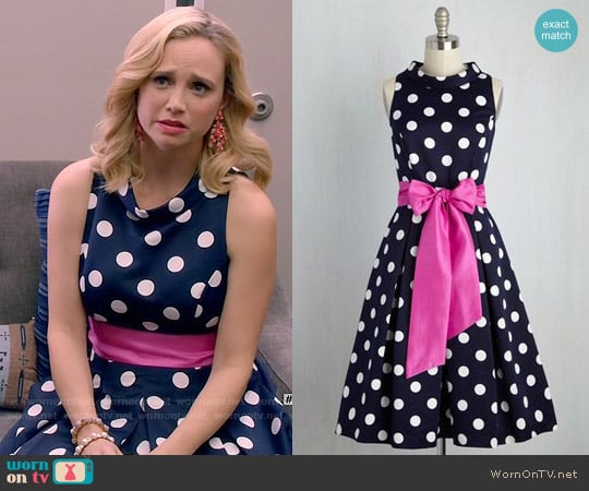 ModCloth Refined Finesse Dress worn by Heather Flynn-Kellogg (Fiona Gubelmann) on Daytime Divas