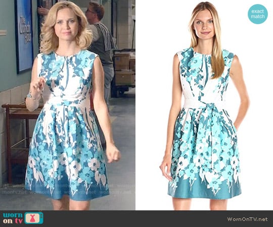 Nine West Ctsp Pleat Waist Dress worn by Heather Flynn-Kellogg (Fiona Gubelmann) on Daytime Divas