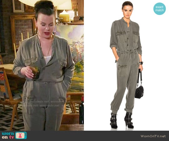 NSF Miche Jumpsuit worn by Maggie (Debi Mazar) on Younger