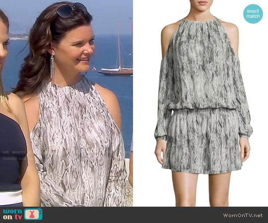 Ramy Brook Lauren Snakeskin Dress worn by Katie Logan (Heather Tom) on The Bold and the Beautiful