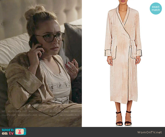 Raquel Allegra Silk Jacquard Wrap Dress worn by Juliette Barnes (Hayden Panettiere) on Nashville