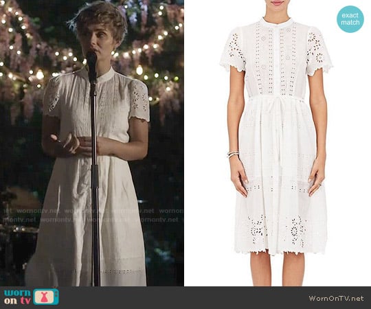 Sea Cotton Eyelet Belted Shirtdress worn by Scarlett O'Connor (Clare Bowen) on Nashville