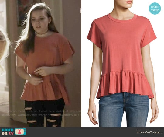 The Great The Ruffle Tee worn by Daphne Conrad (Maisy Stella) on Nashville