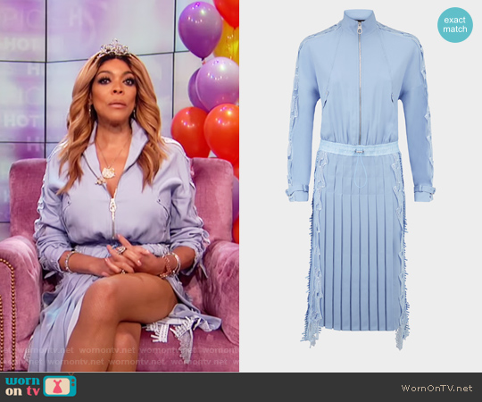 Lace Embellished Dress by Versace worn by Wendy Williams on The Wendy Williams Show