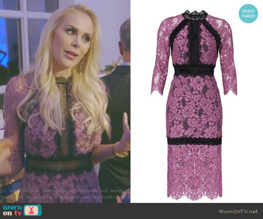 Orchid Marisa Dress by Alexis worn by Kameron Westcott on The Real Housewives of Dallas